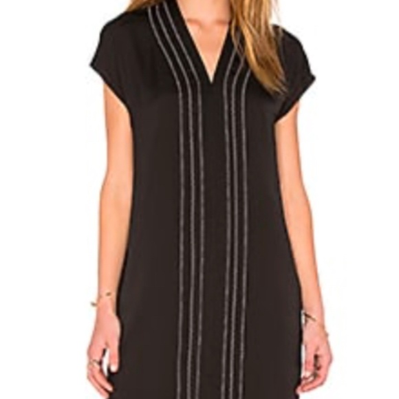 Embroidered Vince Vee Dress - Picture 2 of 5